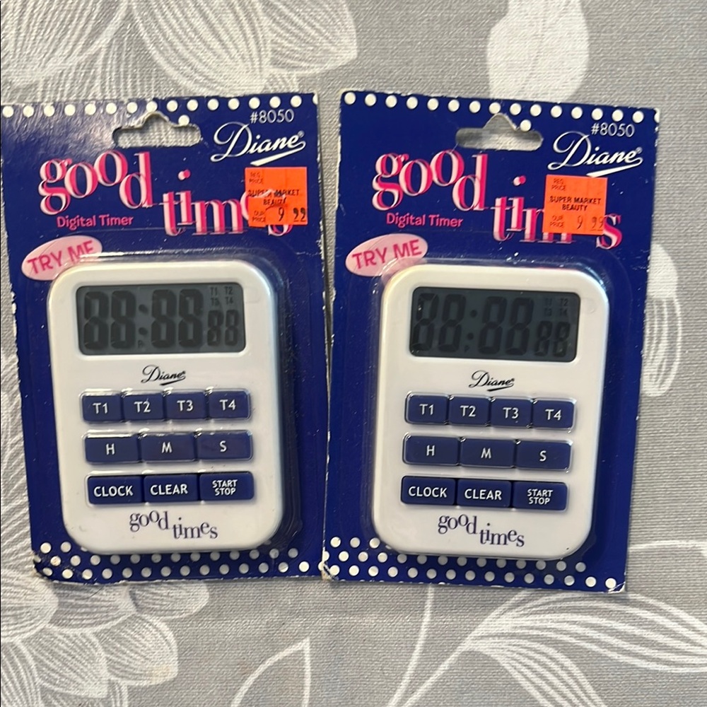 White Digital Timer for Cell Phones & Accessories